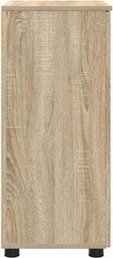 vidaXL Ντουλάπι Μπάνιου Δρύς Sonoma 60 x 35 x 80 εκ