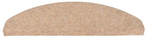 vidaXL Πατάκια Σκάλας Αυτοκόλλητα 30 τεμ. Μπεζ 65 x 22,5 x 3,5 εκ.