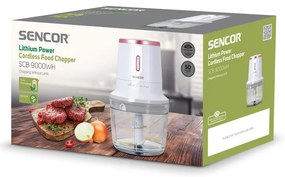 Επαναφορτιζόμενος Πολυκόπτης Multi 500ml Glass 200W Sencor SCB 9000WH Λευκό/Ροζ