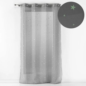 Φωσφοριζέ Κουρτίνα (140x240) Με Τρουκς L-C Fluo Night Gris 1626845