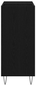 vidaXL Ντουλάπι Δισκοθήκης Μαύρη Δρυς 84.5x38x90 εκ. Επεξεργασμένο Ξύλο