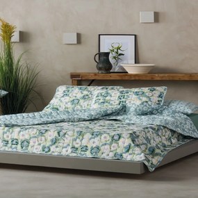 Μαξιλαροθήκες Jella 02 (Σετ 2τμχ) Green-Ochre Kentia 52X72 Microfiber-Polyester