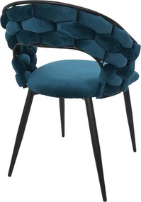 ΚΑΡΈΚΛΕΣ &amp; ΠΟΛΥΘΡΌΝΕΣ SAWYER CHAIR DUCK BLUE A1 HD0357