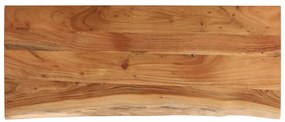 vidaXL Επιφάνεια Τραπεζιού Ορθογώνια 100x40x2,5 εκ. Μασίφ Ξύλο Ακακίας