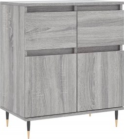 vidaXL Ντουλάπι Γκρι Sonoma 60x35x70 εκ. από Επεξεργασμένο Ξύλο