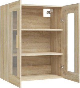 vidaXL Κρεμαστό Ντουλάπι Τοίχου Sonoma Δρυς 69,5x34x90 εκ Επεξ. Ξύλο