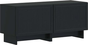 vidaXL 5 Τεμάχια LED Τηλεοπτικού Ντουλαπιού Μαύρο Επεξεργασμένο Ξύλο