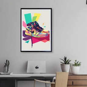 Πόστερ &amp; Κάδρo Colorful Sneakers KDS003B 40x50cm  Εκτύπωση Πόστερ (χωρίς κάδρο)