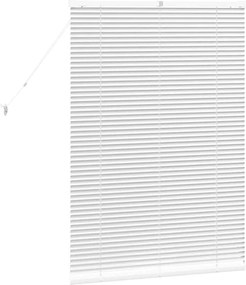 vidaXL Βενετσιάνικες Ρόδες Λευκό 130 x 90 εκ Αλουμίνιο