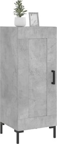 vidaXL Ντουλάπι Γκρι Σκυροδέματος 34,5x34x90 εκ. Επεξεργασμένο Ξύλο