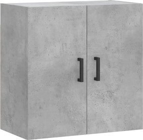 vidaXL Ντουλάπι Τοίχου Γκρι Σκυροδέματος 60x31x60 εκ. Επεξεργ. Ξύλο