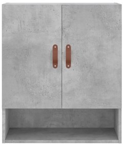 vidaXL Ντουλάπι Τοίχου Γκρι Σκυρ. 60x31x70 εκ. Επεξεργασμένο Ξύλο
