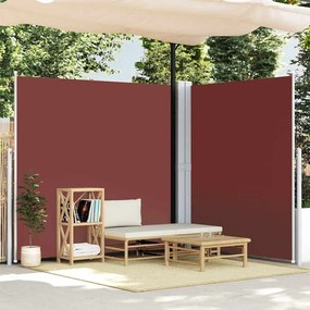vidaXL Σκίαστρο Πλαϊνό Συρόμενο Καφέ 200 x 600 εκ.