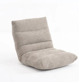Πολυθρόνα Πουφ (56x105x16) Spitishop Lazy Taupe