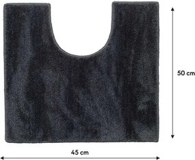Doux 45x50 dark grey πατάκι λεκάνης Sealskin