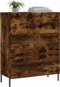 vidaXL Ντουλάπι Καπνιστή Δρυς 69,5 x 34 x 90 εκ. Επεξεργασμένο Ξύλο