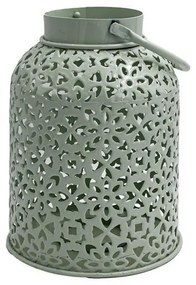 Μεταλλικό Φανάρι FL477 Fylliana Mint - Λευκό 20x26 εκ. 20x20x26 εκ.