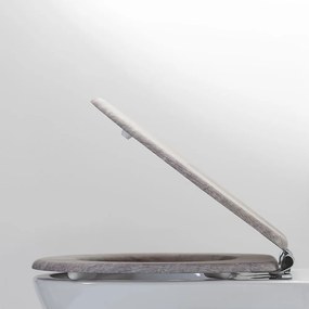 Tiger Old Wood Καπάκι Λεκάνης MDF Brown 800611