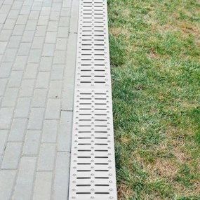 VEVOR Drainage Trench Driveway Channel Drain Kit Metal Grate-5.8