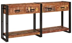 Τραπέζια Κονσόλες με συρτάρι 2 pcs Πολύχρωμο 161 x 33 x 75 εκ