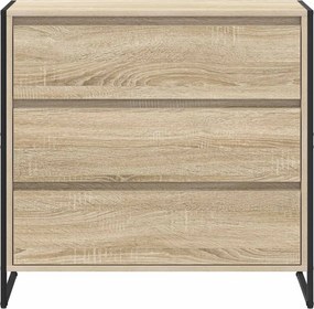 vidaXL Πλαϊνό γραφείο Σονόμα 79 x 36 x 75.5 εκ. Επεξεργασμένο ξύλο