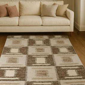 Beauty Home Χαλί Puffy Art 9658 Μπεζ 133x190
