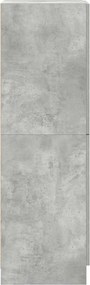 vidaXL Ντουλάπι κουζίνας Σκυρόδεμα Γκρι 38x41,5x131,5 cm
