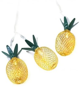 Λαμπάκια με Ανανά 10 LED Μπαταρίας PINEAPPLE10WW2A ACA PINEAPPLE10WW2A Χρυσό