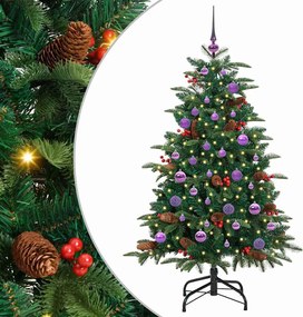 vidaXL Τεχνητό Χριστουγεννιάτικο Δέντρο με 150 LED Πράσινο 150 cm