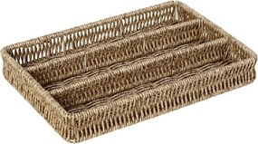ΔΙΣΚΟΣ ΜΕ ΔΙΑΧΩΡΙΣΤΙΚΑ SYNTH. RATTAN ΜΠΕΖ 28Χ19Χ4ΕΚ