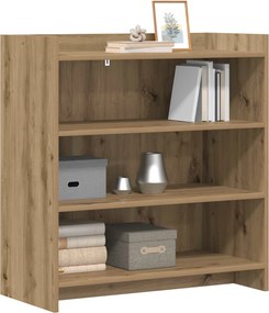 vidaXL Πλαϊνό γραφείο Artisan Δρυς 75 x 36 x 80 εκ Επεξεργασμένο Ξύλο