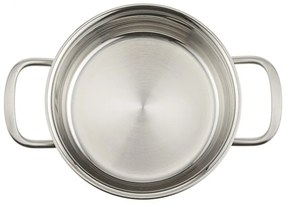 Κατσαρόλα Zwilling Pico 66652120, 0.8 l, 12 cm, Γυάλινο καπάκι, Ανοξείδωτο 18/10, Φούρνος και επαγωγή, Ασημί