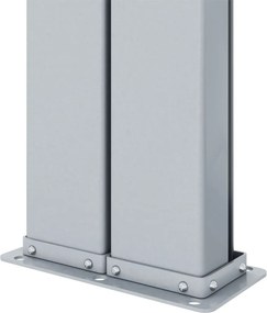vidaXL Σκίαστρο Πλαϊνό Συρόμενο Κρεμ 180 x 1000 εκ.