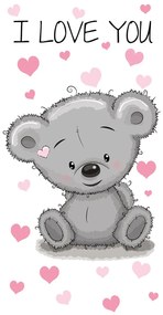 Παιδική Πετσέτα Θαλάσσης Dimcol Teddy Bear 19