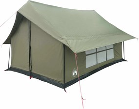 VidaXL Καταφύγιο Τέντας Στρατιωτικό Πράσινο 340 x 246 x 210 cm