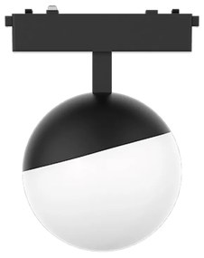 InLight Φωτιστικό LED 6W 3CCT για Ultra-Thin μαγνητική ράγα σε μαύρη απόχρωση by tuya and zigbee D:10cmX10cm T05305-BL