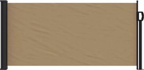 vidaXL Σκίαστρο Πλαϊνό Συρόμενο Taupe 100 x 500 εκ.