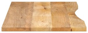 vidaXL Επιφάνεια Γραφείου Καμπύλη 140x60x2,5 εκ Μασίφ Ακατ. Μάνγκο