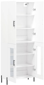 vidaXL Ντουλάπι Λευκό 69,5x34x180 εκ. από Επεξεργασμένο Ξύλο