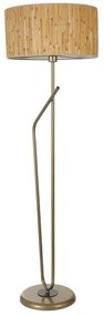 Φωτιστικό Δαπέδου Alfa 534LUN4457 Φ45x155 cm E27 40W Natural-Gold Opviq