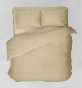 Σεντόνι Με Λάστιχο 100x200+25 Μονό Basic Μπεζ Ανοιχτό Viopros