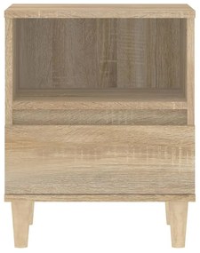 vidaXL Κομοδίνο Sonoma Δρυς 40x35x50 εκ.