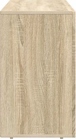 vidaXL Πλαϊνό γραφείο Δρύς Sonoma 100 x 35 x 59 εκ Επεξεργασμένο ξύλο