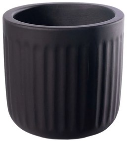 Κασπώ Τσιμεντένιο UrbanBloom B-2570-8 33x33x30cm Black Supergreens Cement