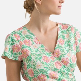 Κοντό εβαζέ φόρεμα με λάστιχο στη μέση