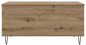 vidaXL Τραπεζάκι σαλονιού artisan δρυς 90 x 44.5 x 45 εκ.
