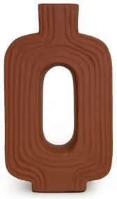 Διακοσμητικό Βάζο Leda Teracotta (20.5x7.5x36) Soulworks 0750005