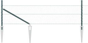 vidaXL Στύλος Περιφράξεων Πράσινο 10 x 0,4 m (25 mm πλέγμα)
