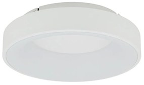 Φωτιστικό Οροφής - Πλαφονιέρα Nikki Round 11200 38x9,5cm 32W Led 3000K White Nowodvorski