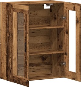 vidaXL Επίτοιχο ντουλάπι Παλιό ξύλο 69,5x34x90 cm